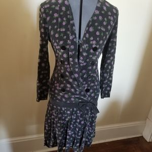 Vintage 1980's Ann Taylor Dress 100% Silk